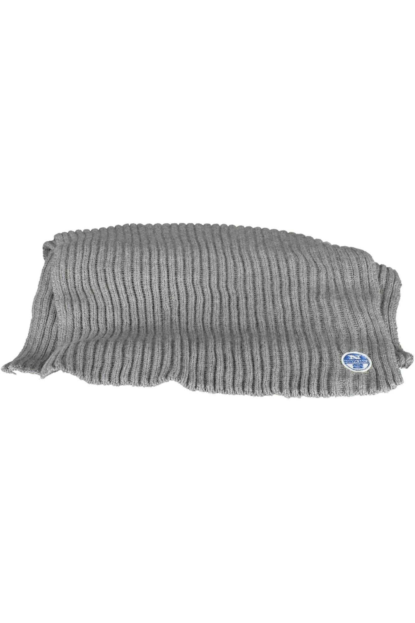 North Sails Gray Cotton Men Scarf