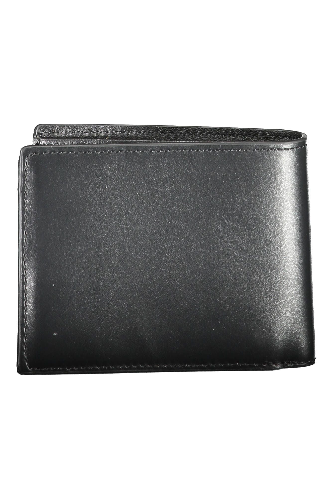 Portefeuille en cuir noir pour homme Tommy Hilfiger