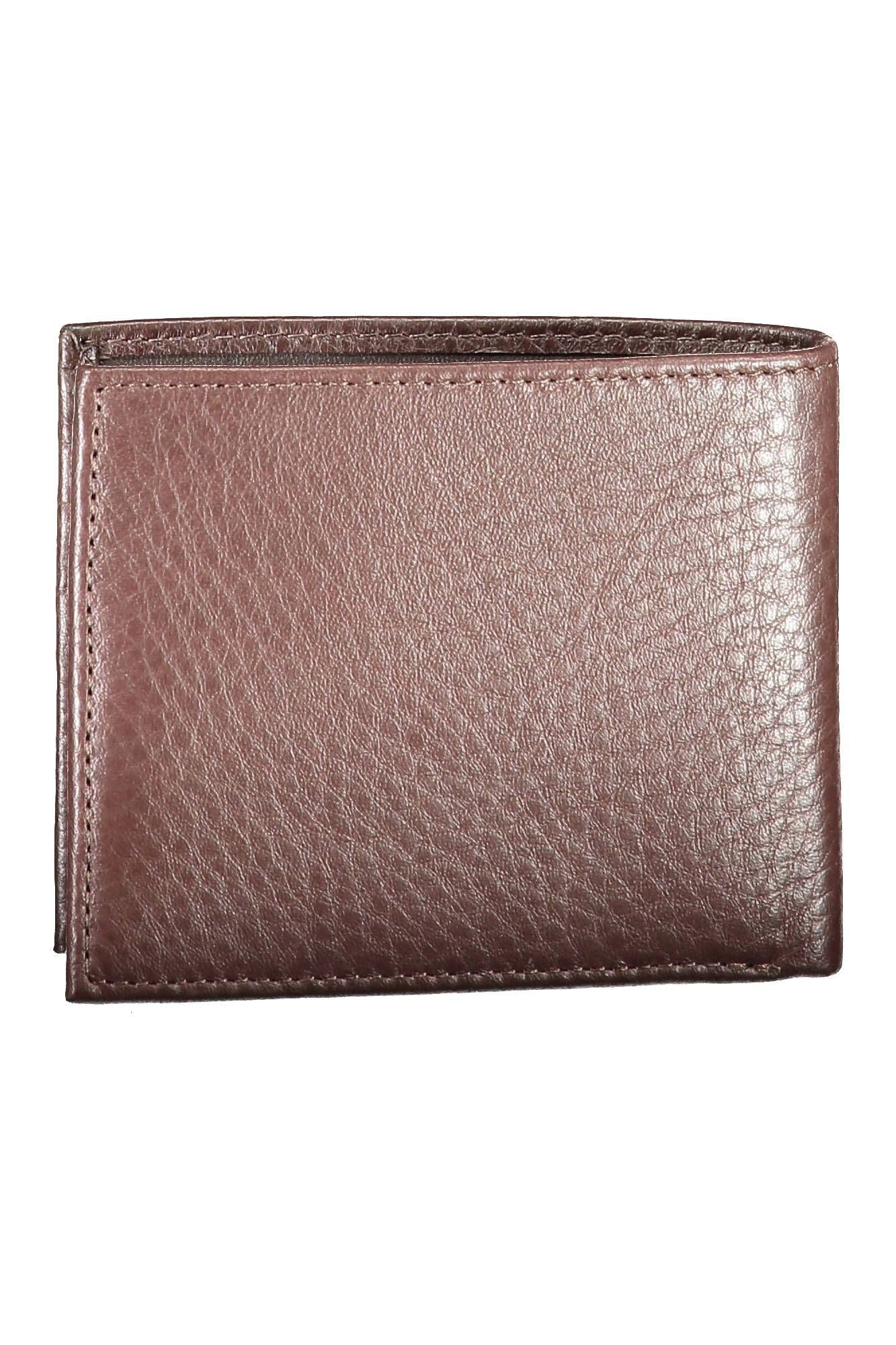 Portefeuille homme en cuir marron Tommy Hilfiger