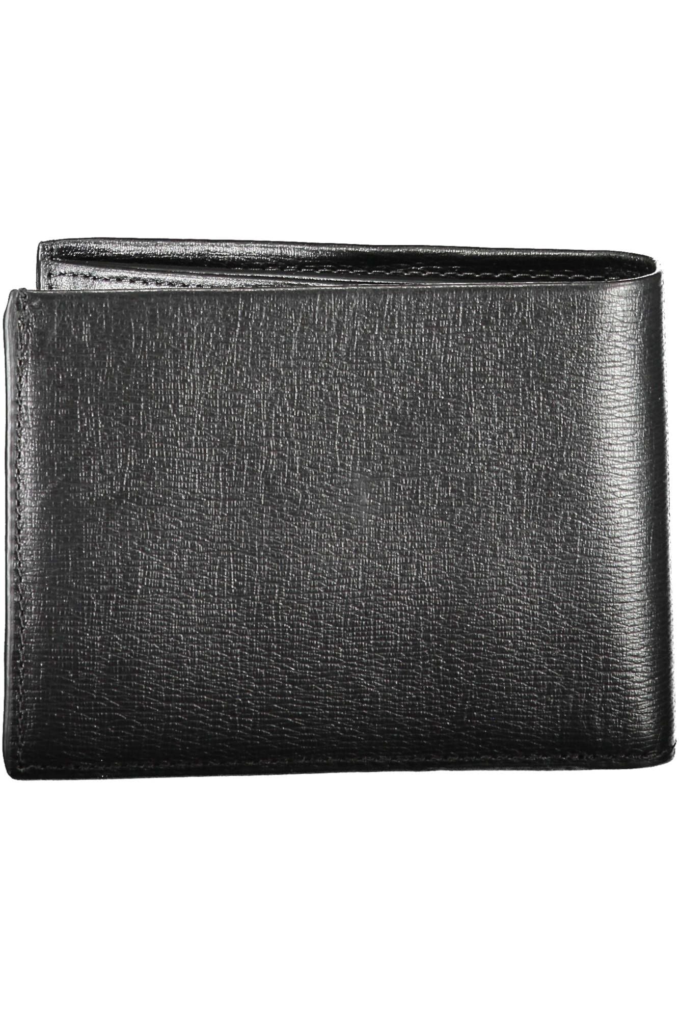 Portefeuille en cuir noir Calvin Klein pour homme