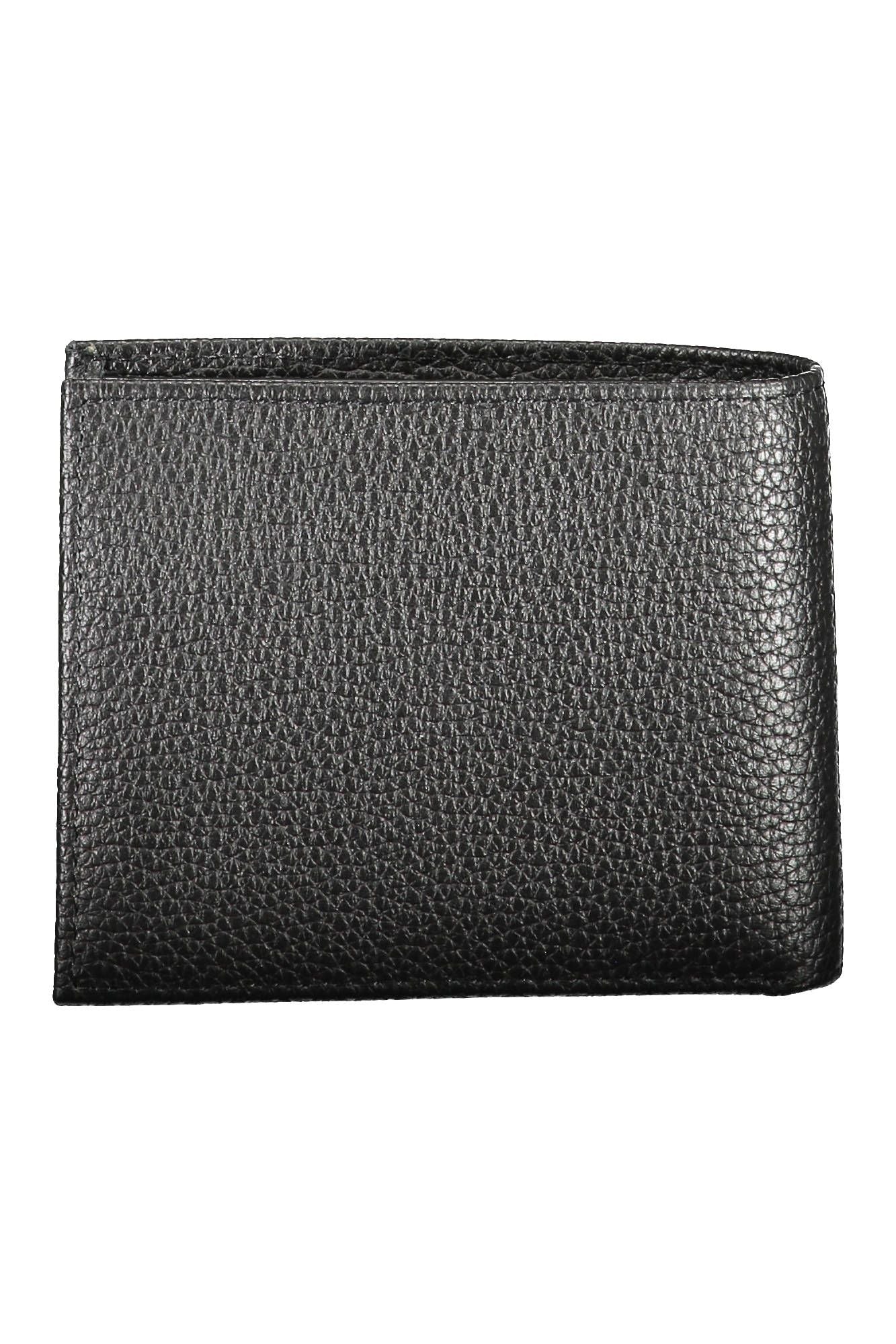 Portefeuille en cuir noir Calvin Klein pour homme