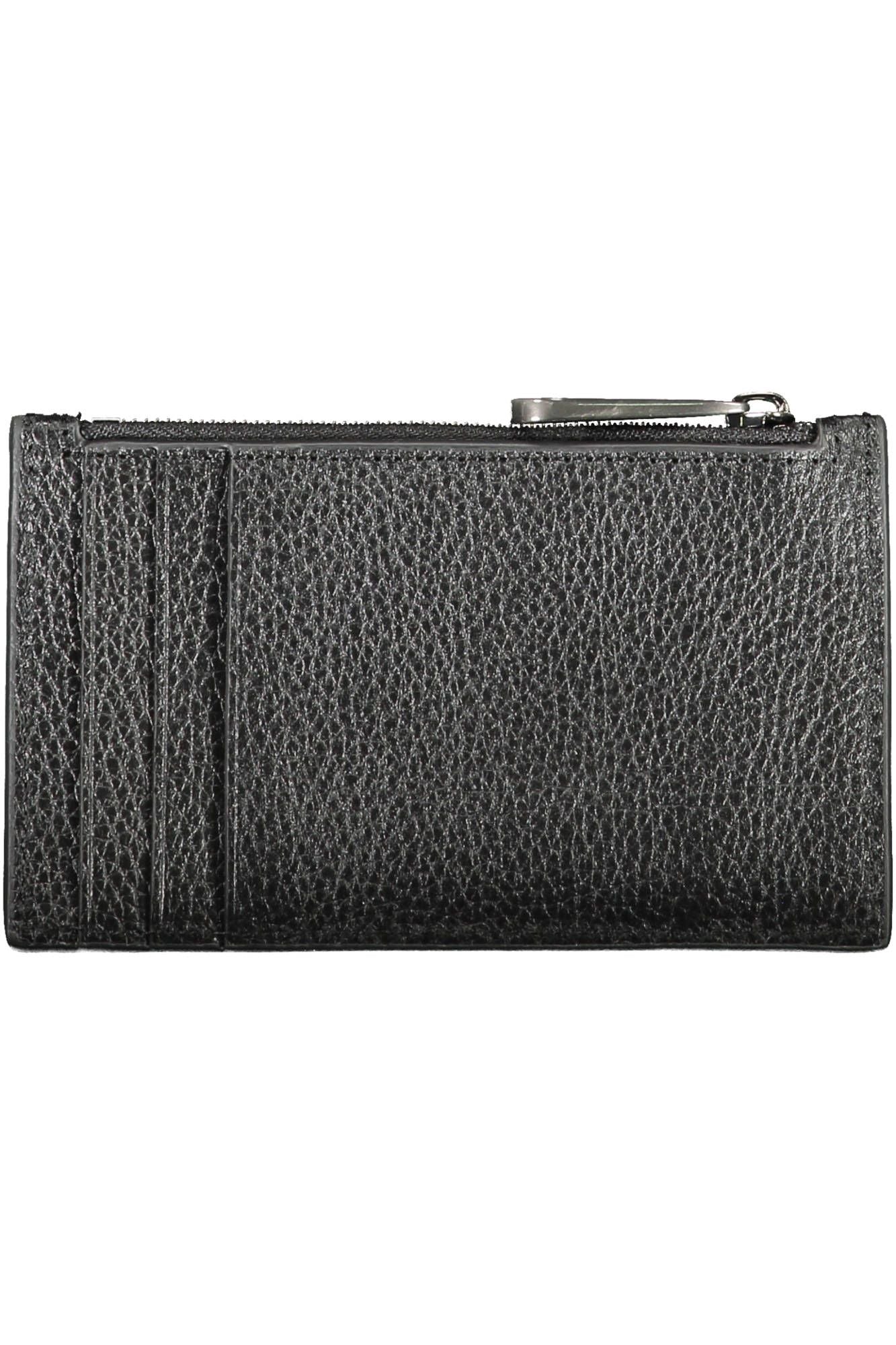 Portefeuille en cuir noir Calvin Klein pour homme