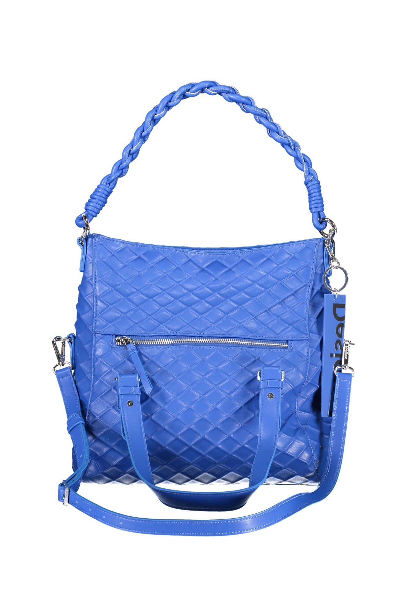 Desigual Blaue Polyethylen Damen Handtasche