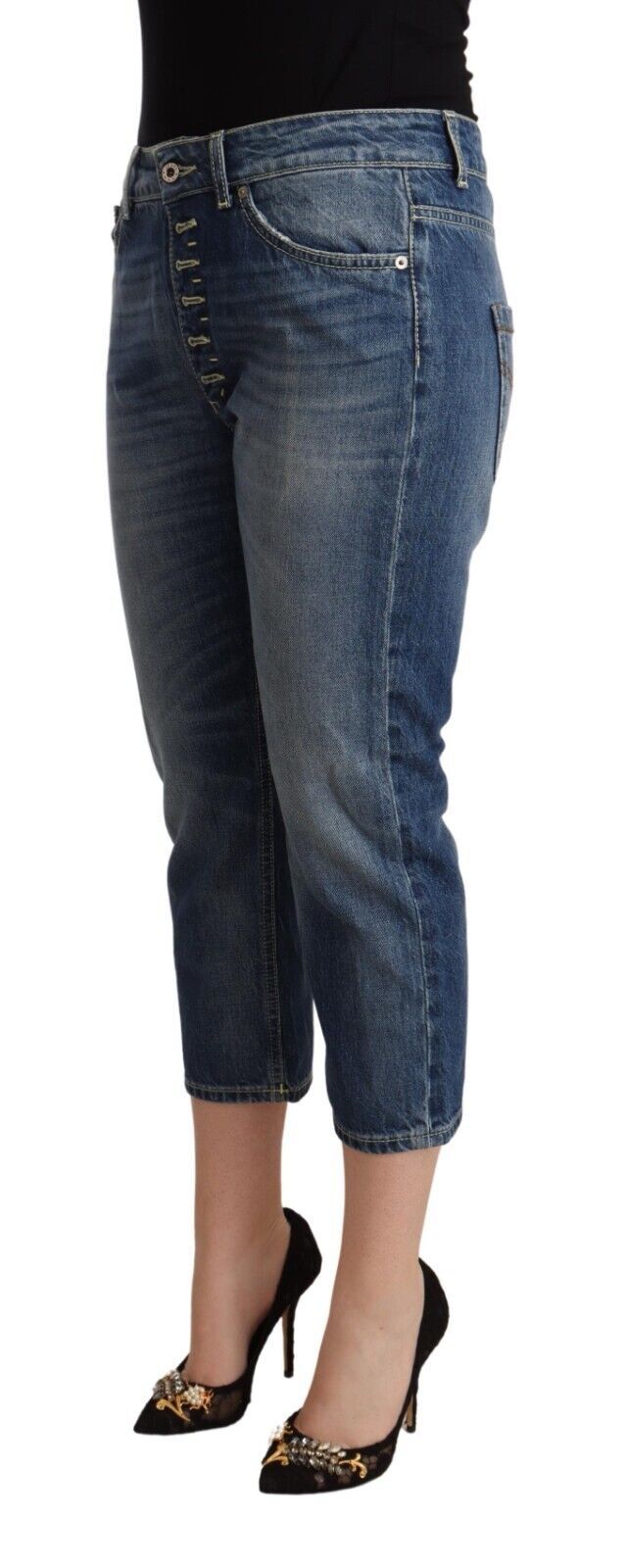 Dondup Elegante Jeans aus Baumwolldenim mit mittlerer Taille