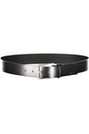 Calvin Klein Black Leather Men Belt