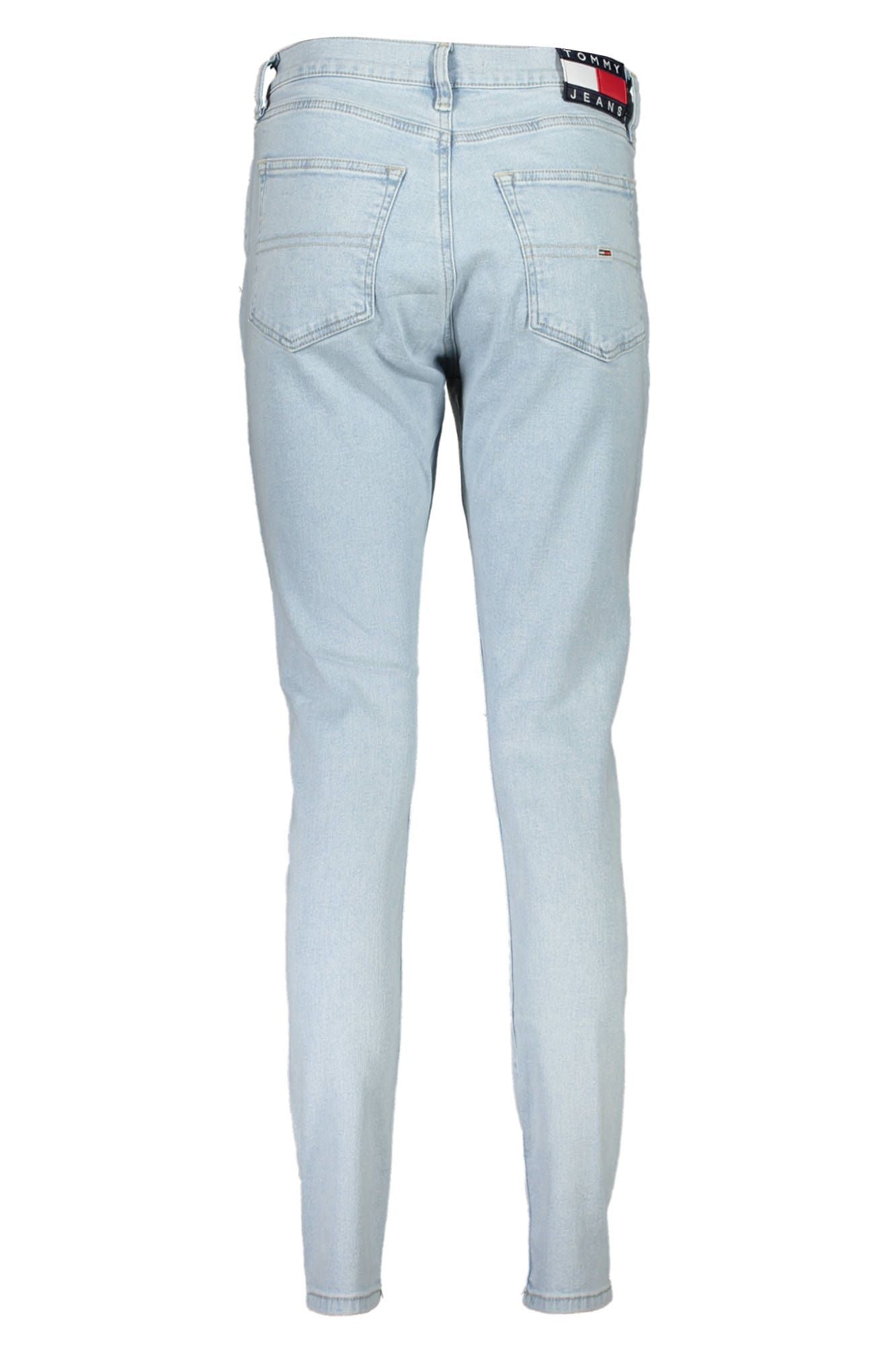 Jean Tommy Hilfiger en coton bleu clair pour femme