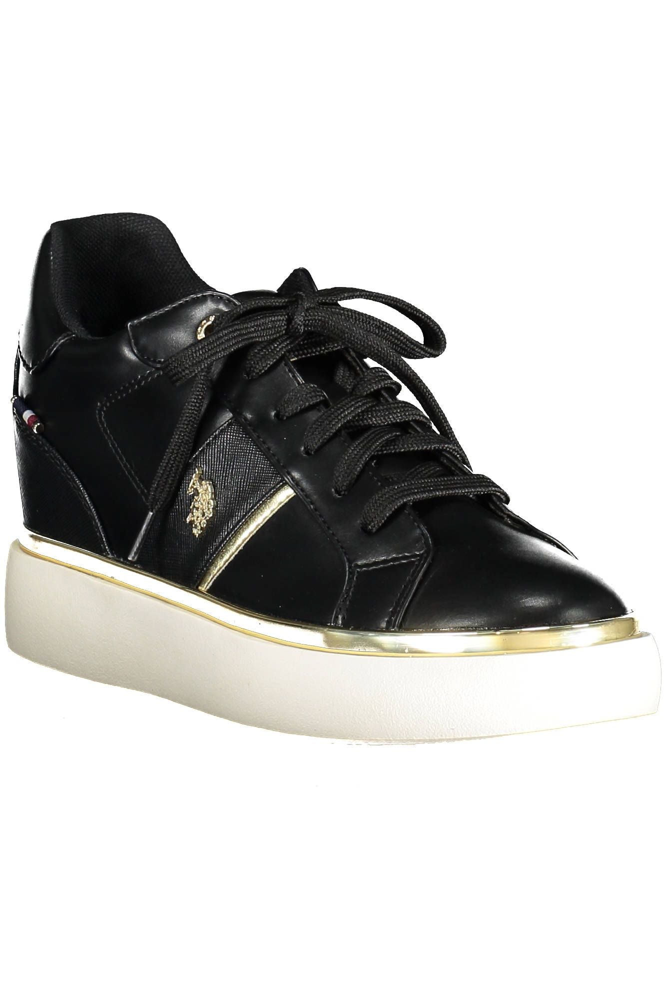 Baskets noires en polyester pour femme US POLO ASSN.