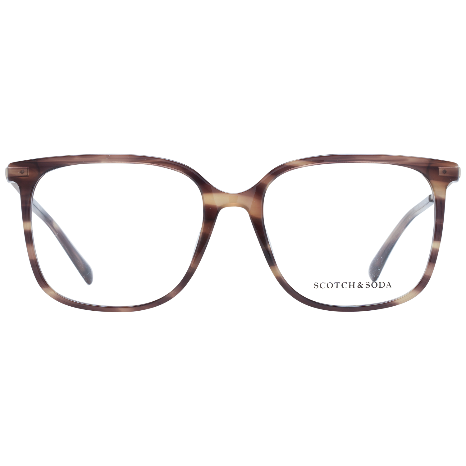 Montures de lunettes carrées chics en acétate Scotch & Soda