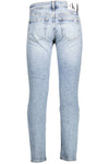 Calvin Klein Light Blue Cotton Men Jeans