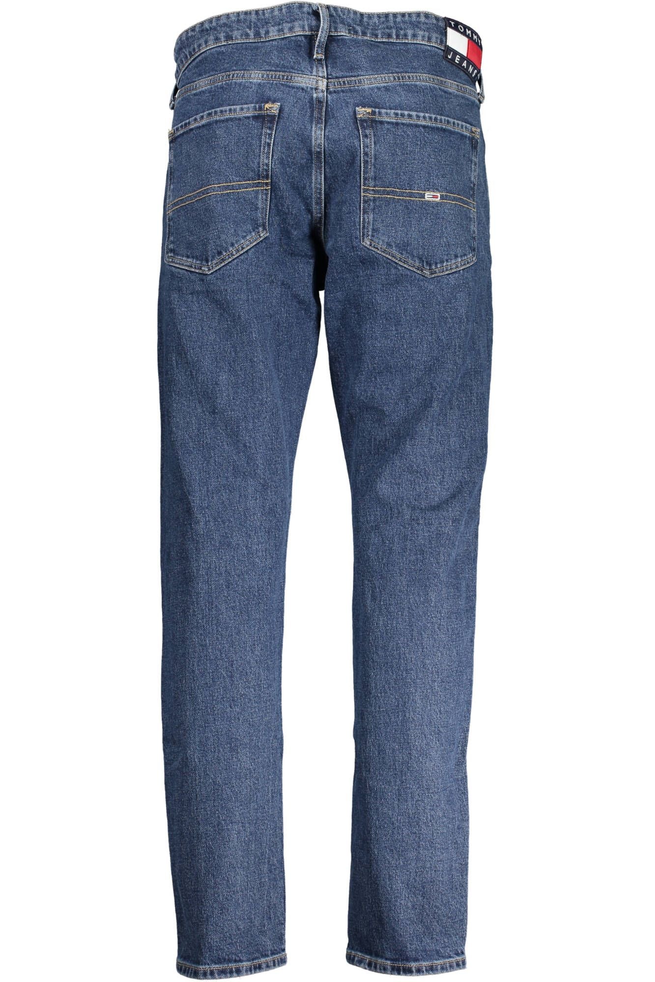 Tommy Hilfiger Blue Cotton Men Slim Jeans