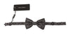 Dolce & Gabbana Elegant Black Silk Bow Tie