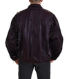 Dolce &amp; Gabbana Elegante Bordeaux-Jacke mit Kragen