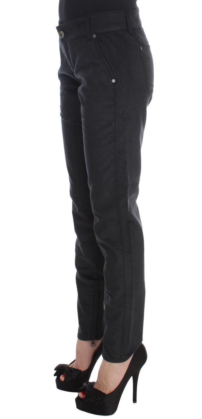 Pantalon coupe classique noir chic Ermanno Scervino