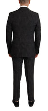 Ensemble costume Martini noir scintillant Dolce &amp; Gabbana