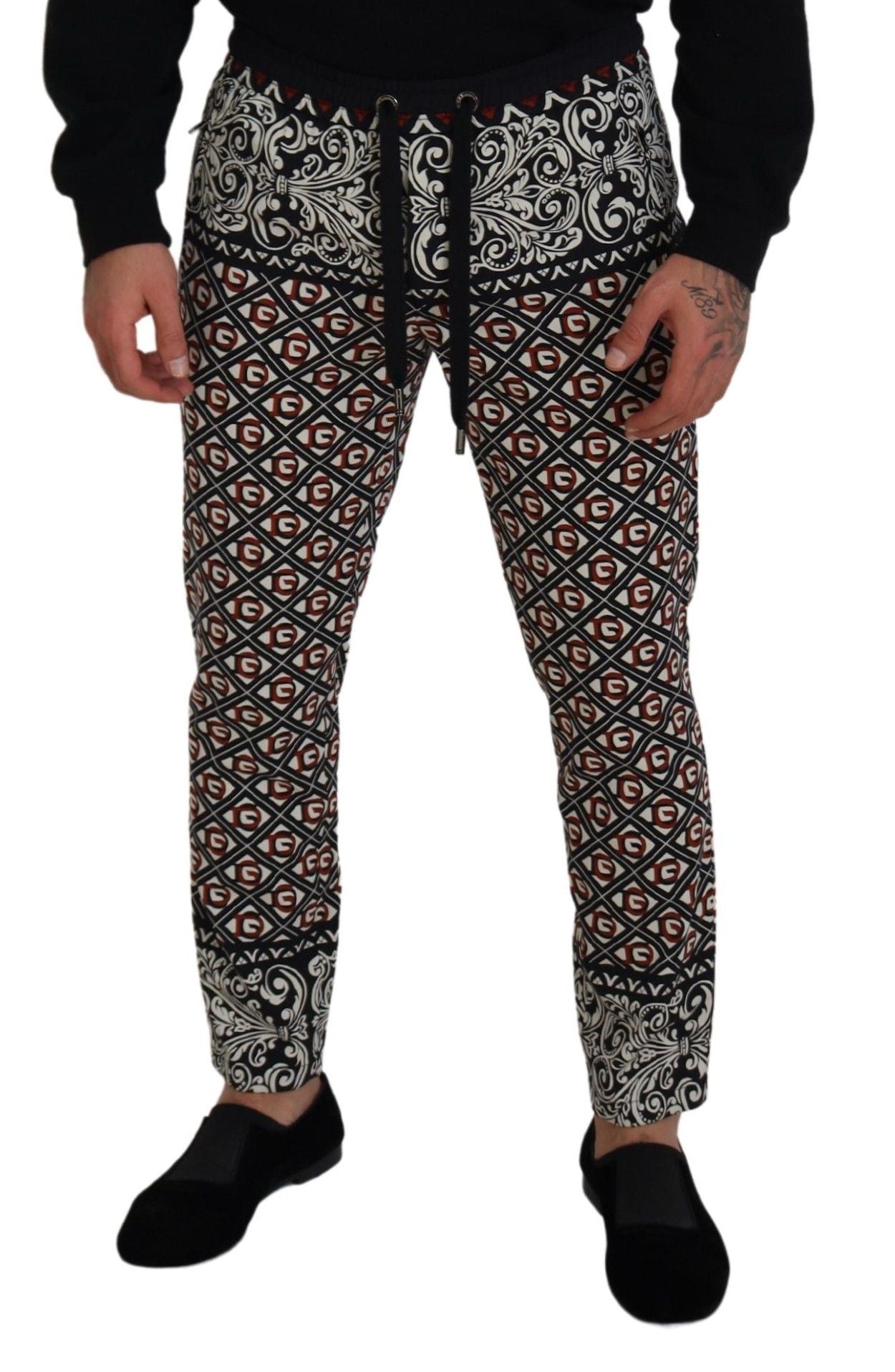 Pantalon de jogging multicolore élégant Dolce & Gabbana