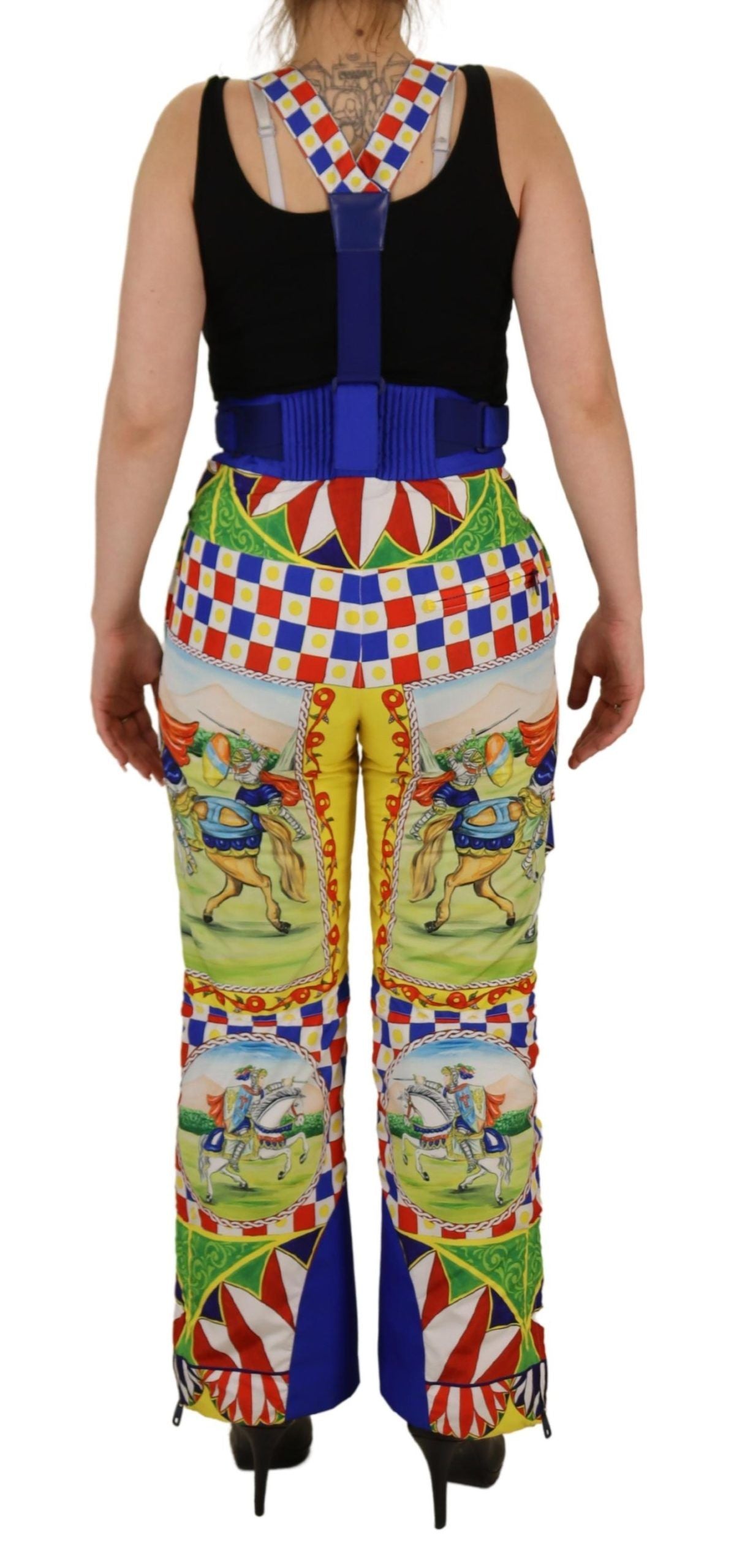 Pantalon de neige taille haute multicolore Dolce & Gabbana