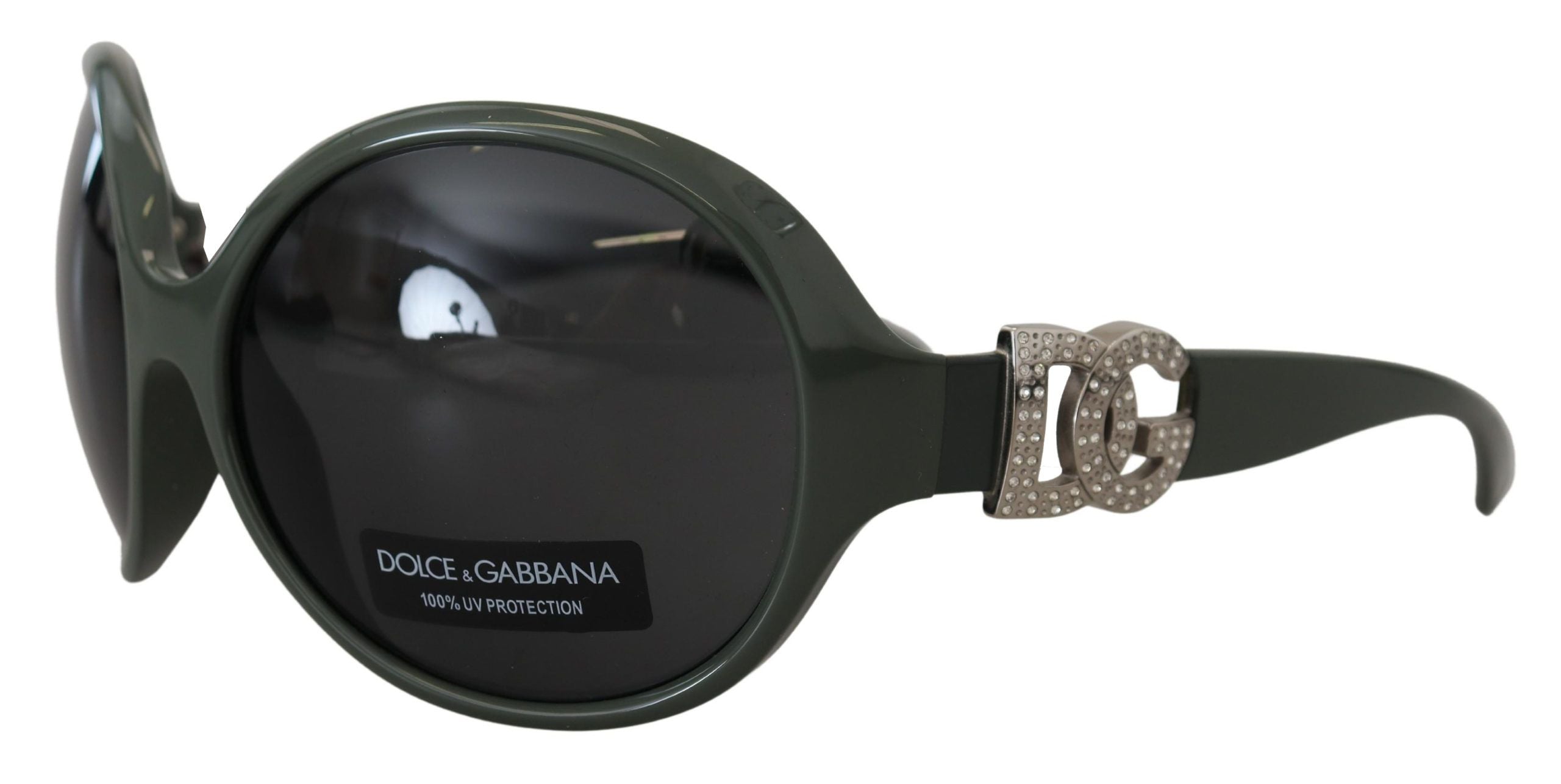 Dolce & Gabbana Emerald Allure Oversized Sunglasses