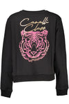 Pull en coton noir pour femme Cavalli Class