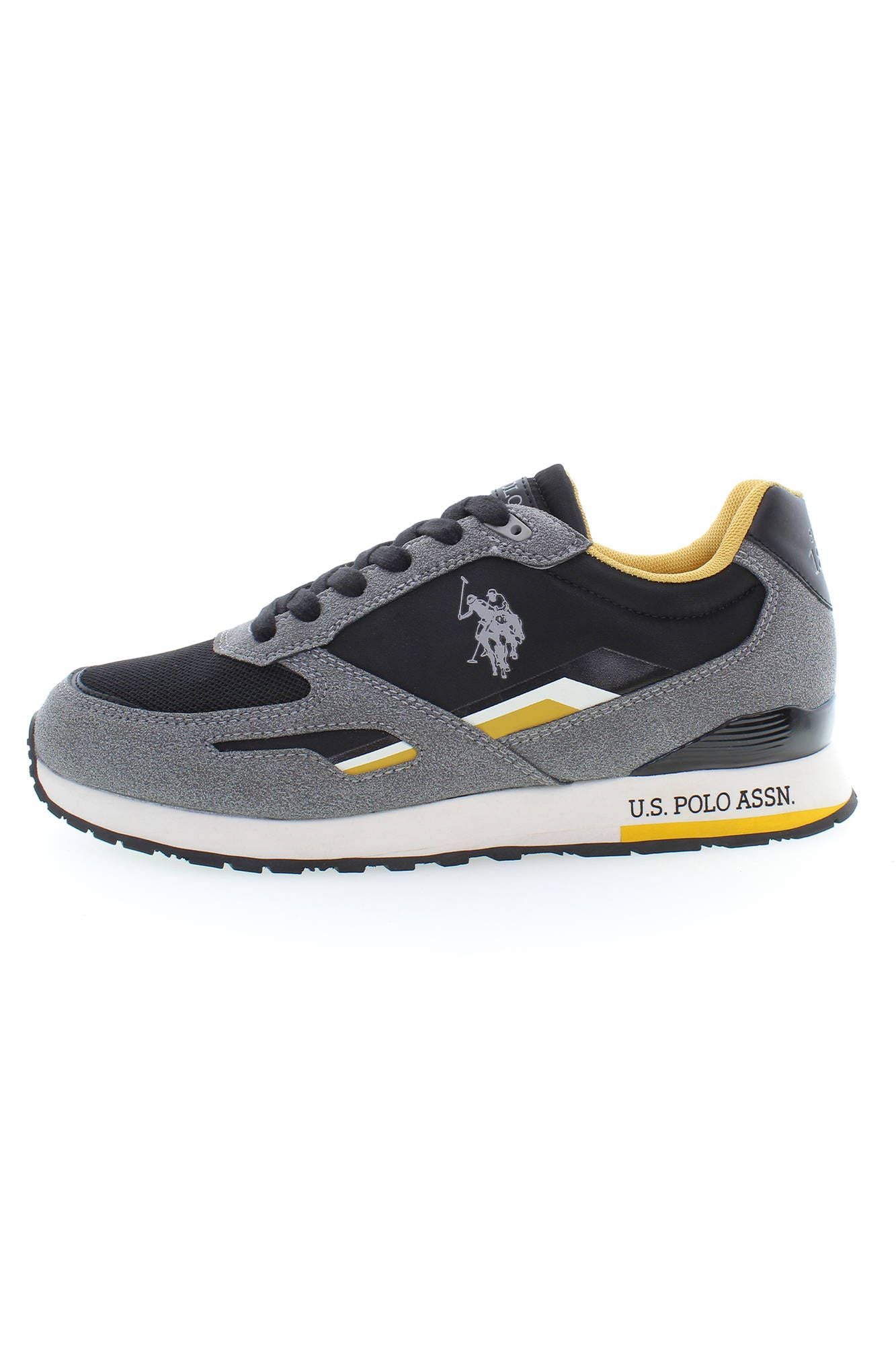 U.S. POLO ASSN. Gray Polyester Men Sneaker