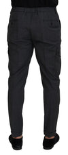 Pantalon cargo slim à carreaux élégant Dolce &amp; Gabbana