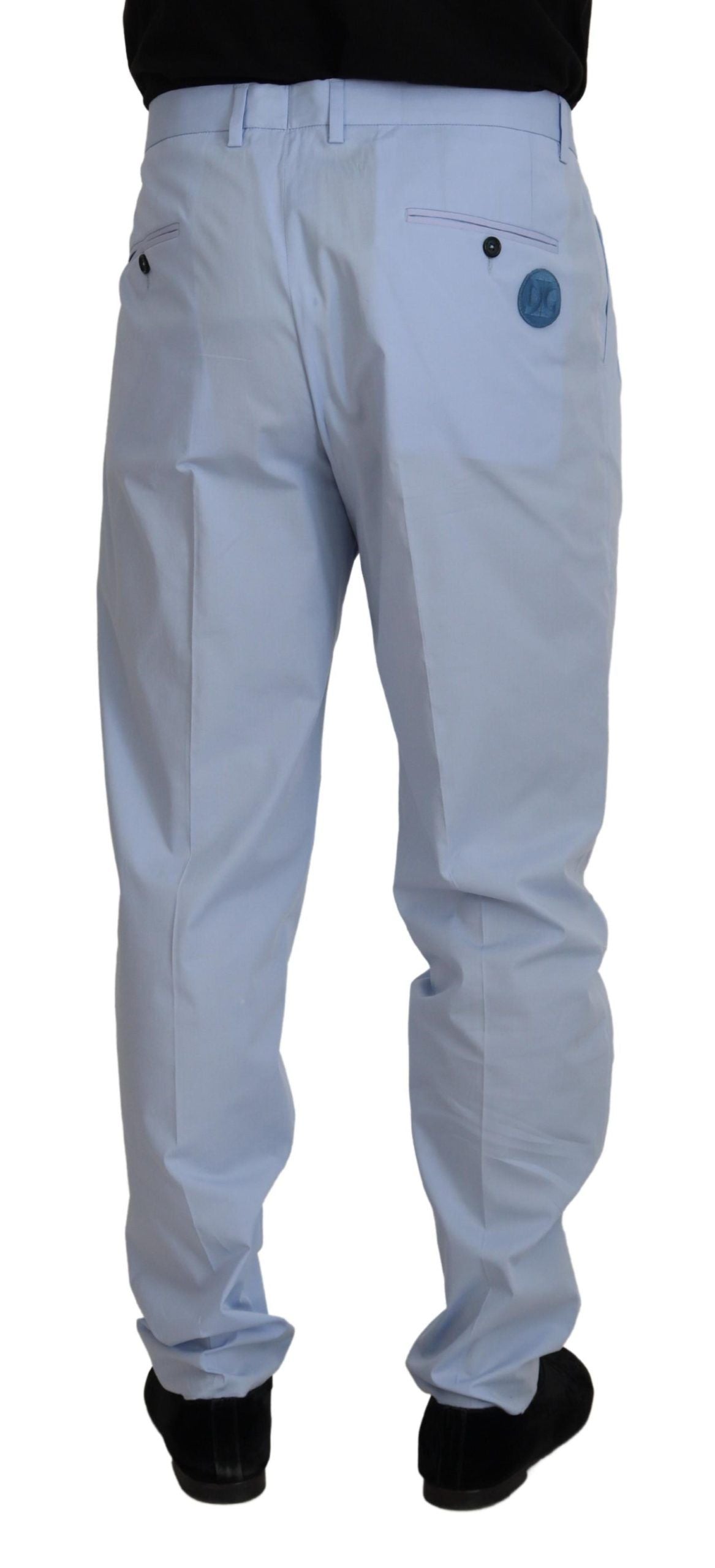 Pantalon chino slim élégant Dolce & Gabbana en bleu clair