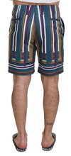 Dolce &amp; Gabbana Schicke mehrfarbige Chino-Shorts - Normale Passform