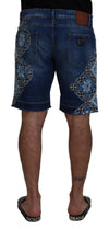 Dolce &amp; Gabbana Elegante Slim Fit Jeansshorts