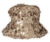 Chapeau Bob Dolce &amp; Gabbana Élégant à Paillettes Dorées