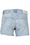 Calvin Klein Light Blue Cotton Women Short