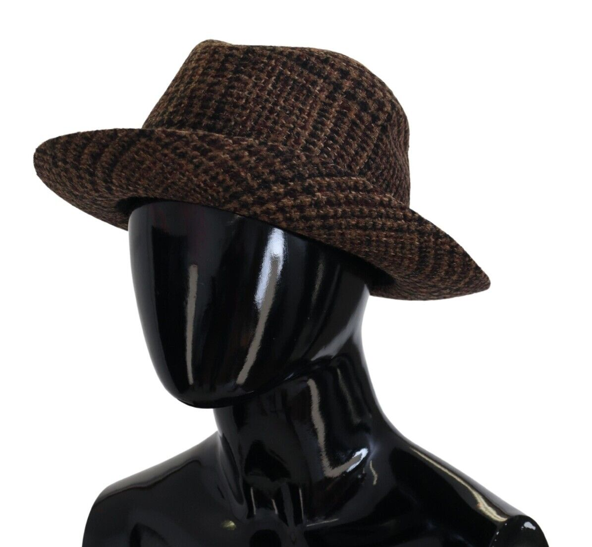 Chapeau Fedora marron élégant Dolce & Gabbana - Accessoire chic d'hiver