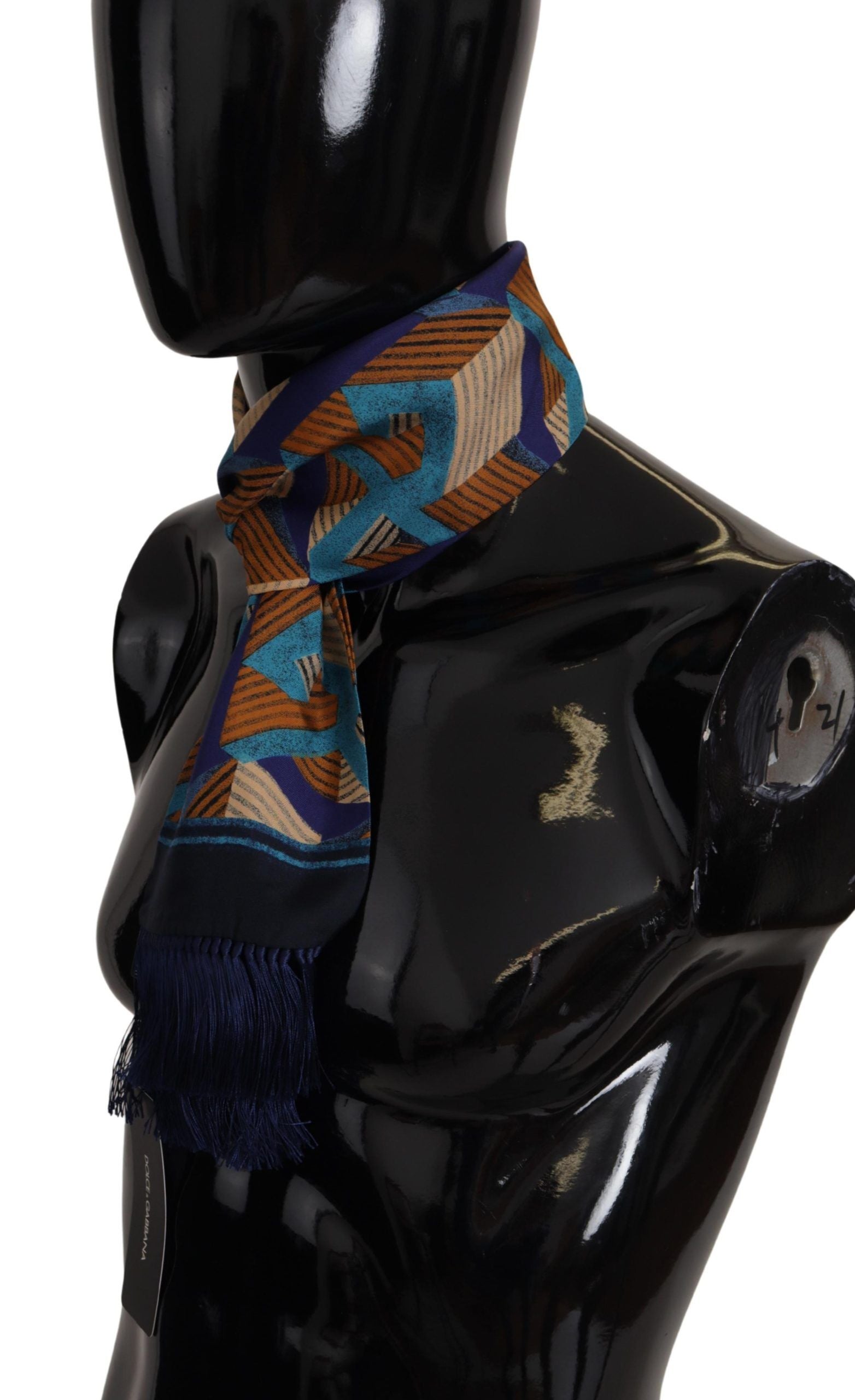 Foulard élégant en soie pour homme Dolce & Gabbana