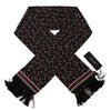 Foulard en soie élégant pour homme Dolce &amp; Gabbana - Noir et rouge