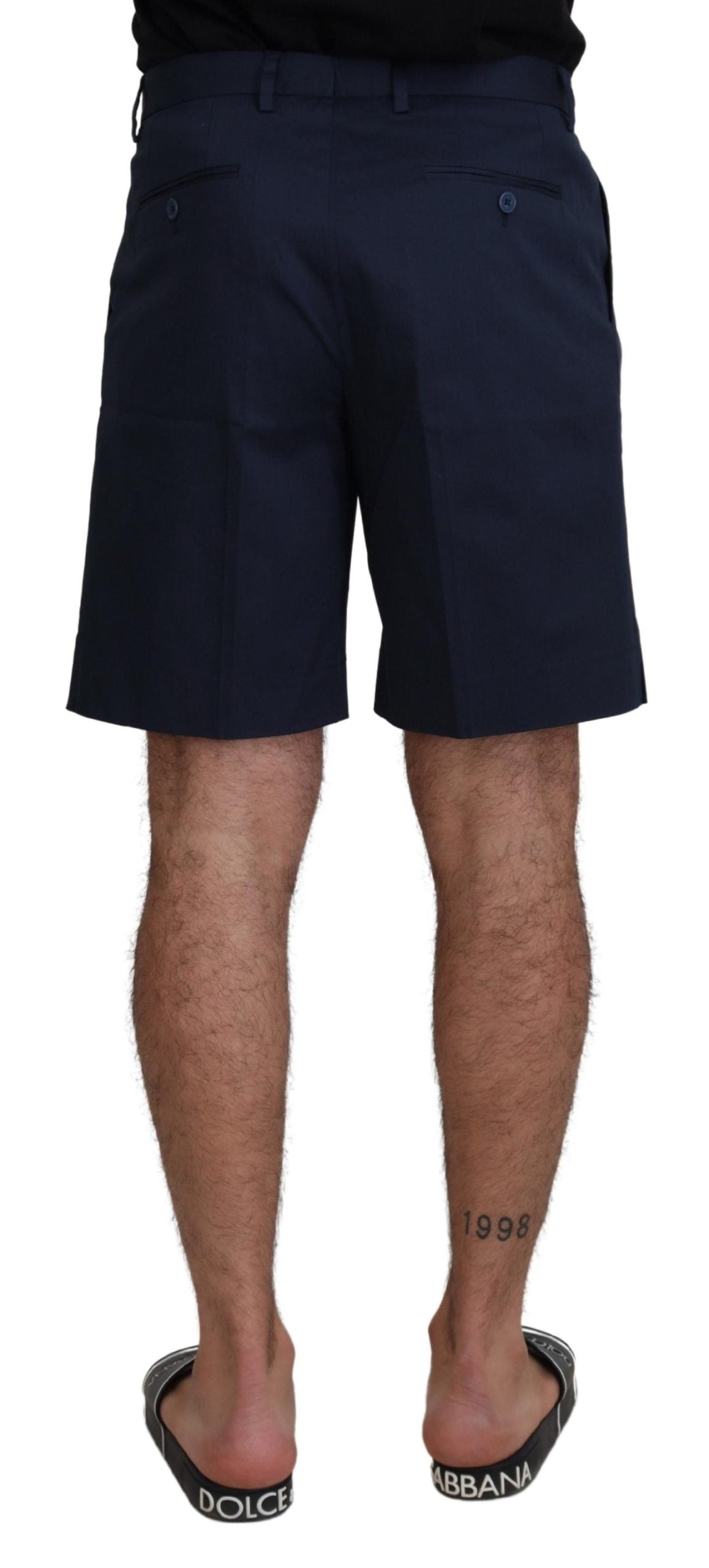 Dolce & Gabbana Elegante blaue Chino-Shorts