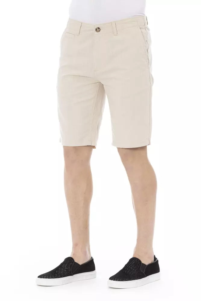 Baldinini Trend Beige Baumwolle Herren Bermuda Short