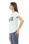 Top Trussardi Action en coton bleu clair pour femme