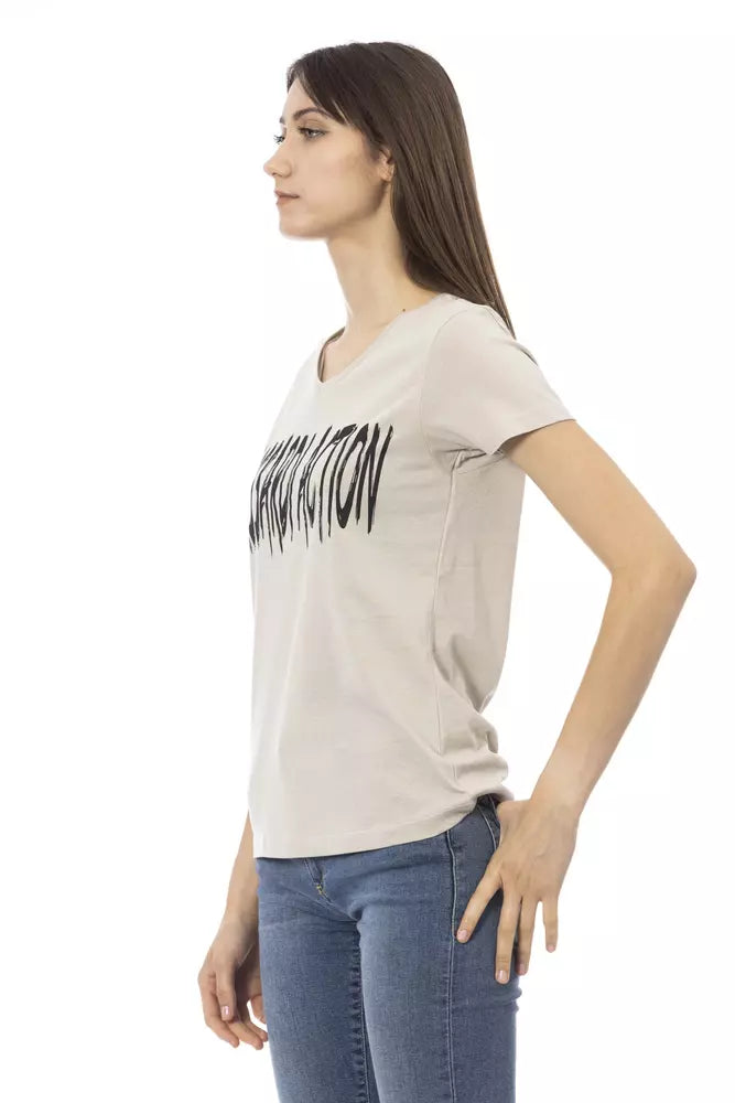 Trussardi Action Beige Baumwolltop für Damen