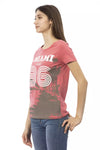 Top Trussardi Action en coton rose pour femme