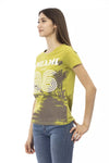 Top Trussardi Action en coton vert pour femme