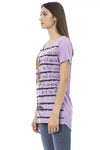 Top Trussardi Action en coton violet pour femme