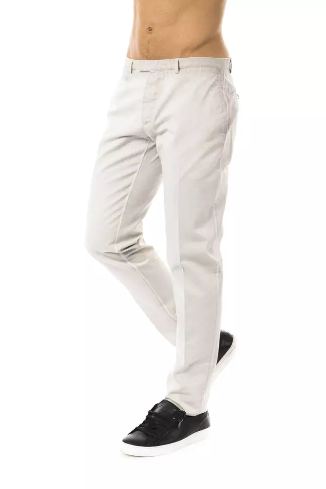 Pantalon homme en coton gris Uominitaliani