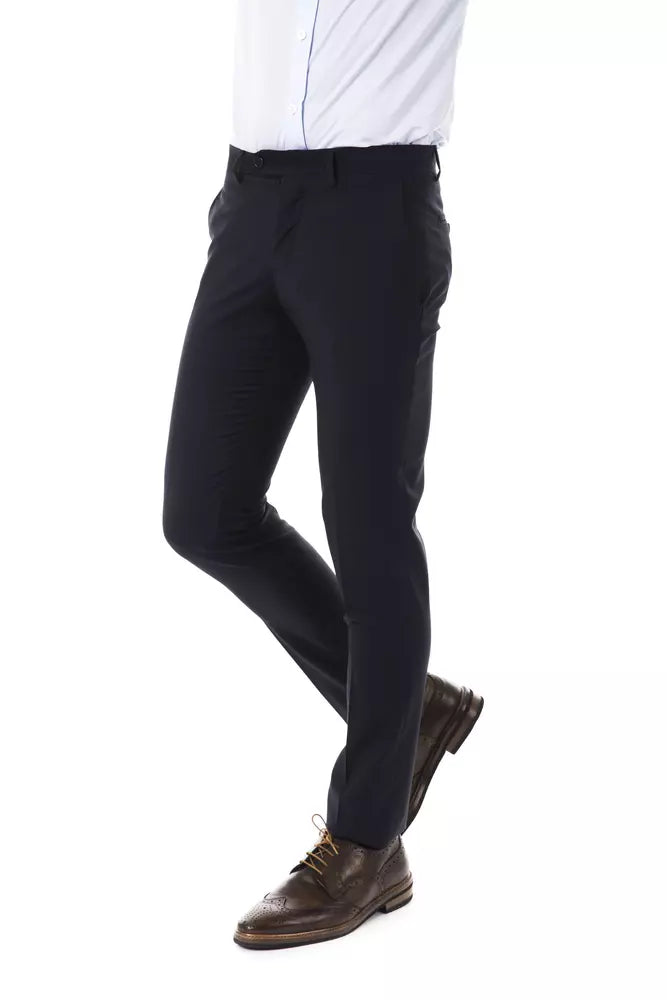 Pantalon homme en laine gris Uominitaliani