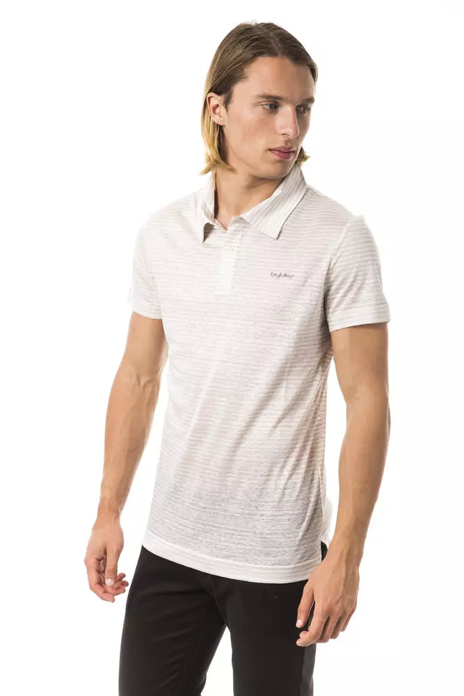 BYBLOS Beige Linen Men Polo