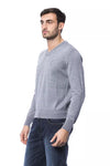 Pull en laine mérinos gris pour homme de Billionaire Italian Couture