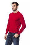 Pull en laine mérinos rouge pour homme de Billionaire Italian Couture