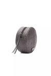 Sac bandoulière en cuir gris Pompei Donatella pour femme