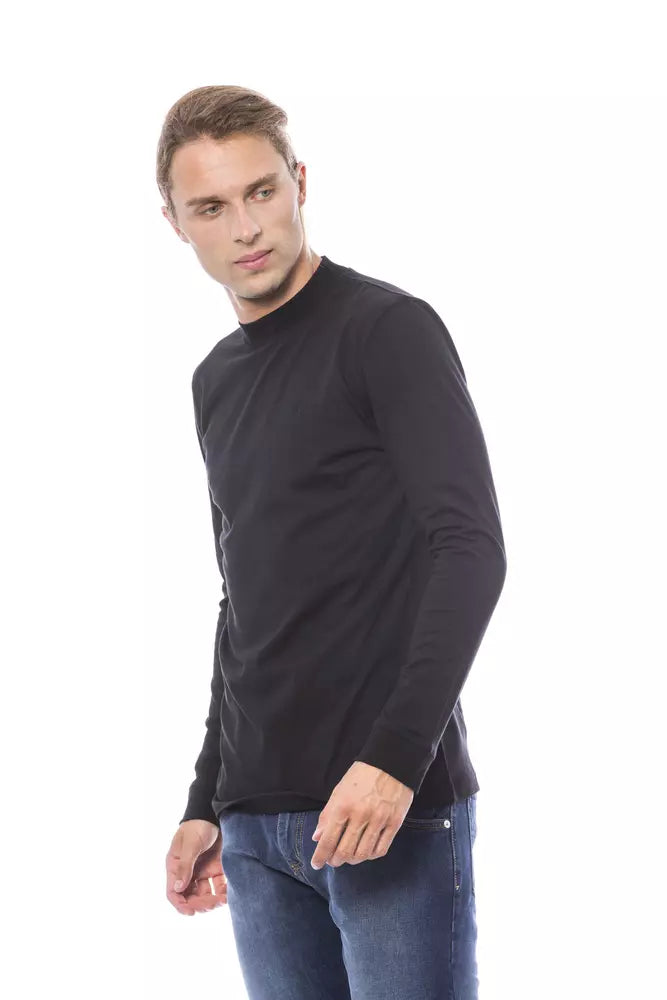 Pull en coton noir pour homme Verri