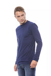 Verri Blue Cotton Men Sweater