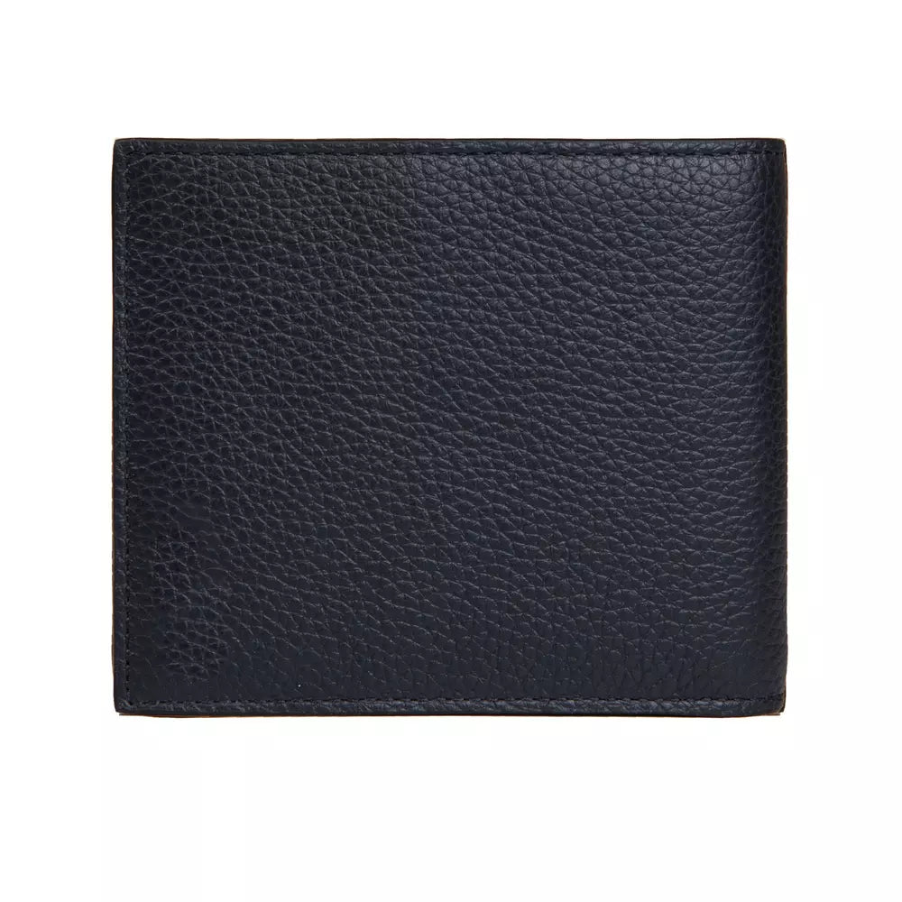 Portefeuille pour homme en cuir bleu Neil Barrett