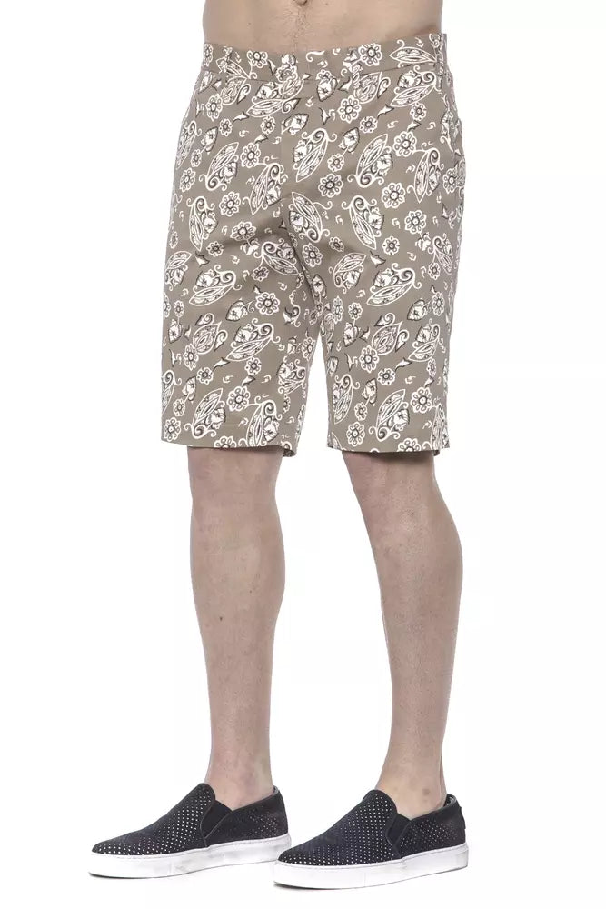 PT Torino Beige Baumwolle Herren Shorts