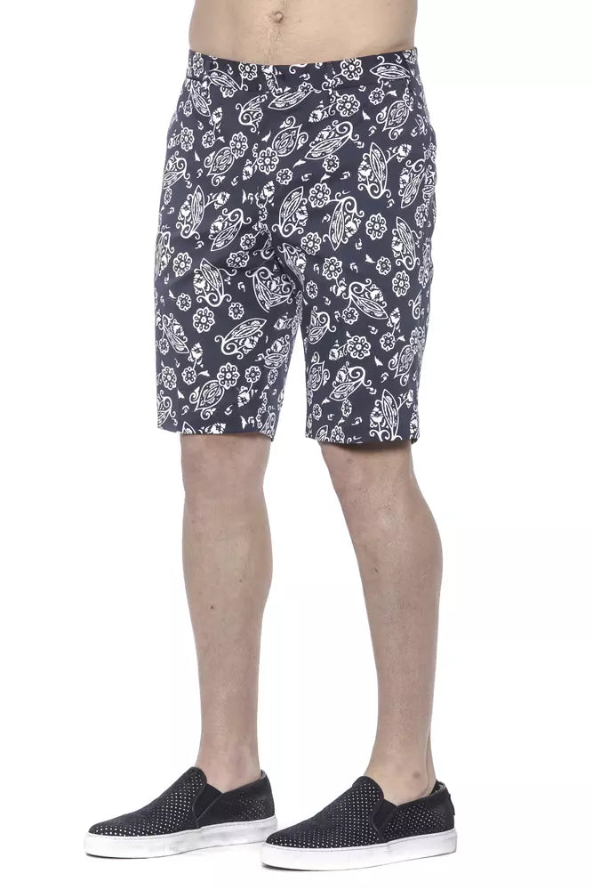 Bermuda en coton bleu PT Torino pour homme